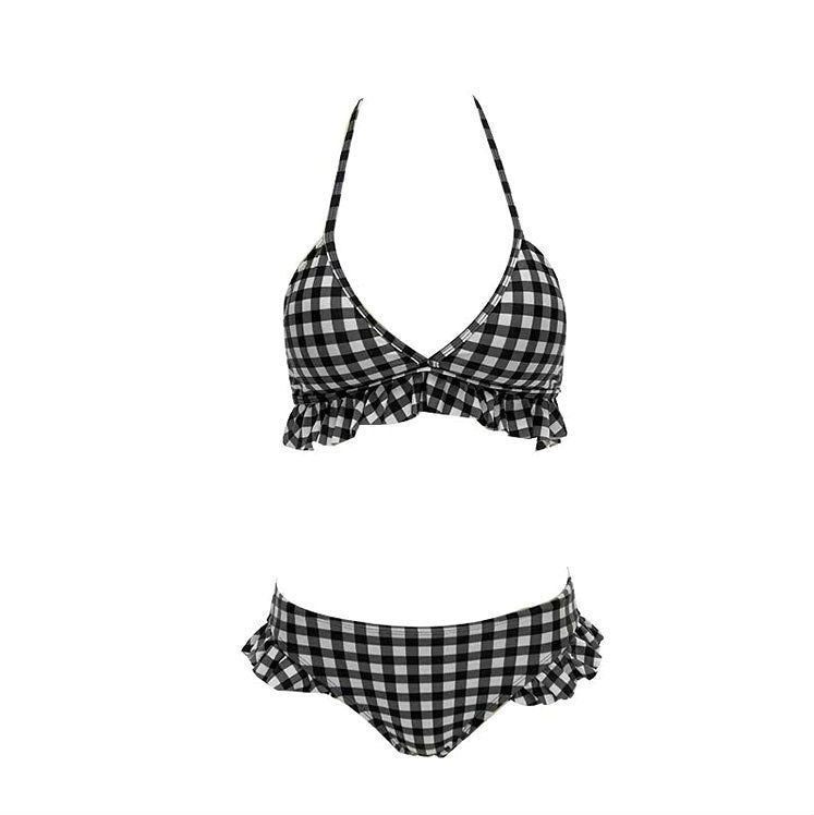 Gingham Bikini Set