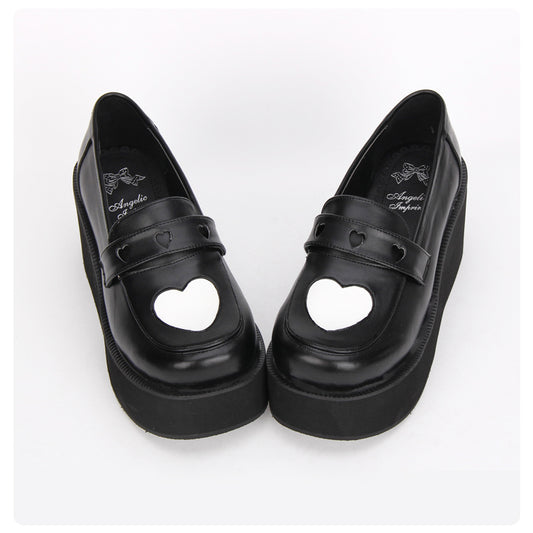 Mitsy heeled Mary Jane loafers